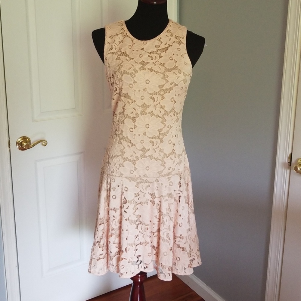 Beautiful Lace Belle Badgley Mischka Party Dress